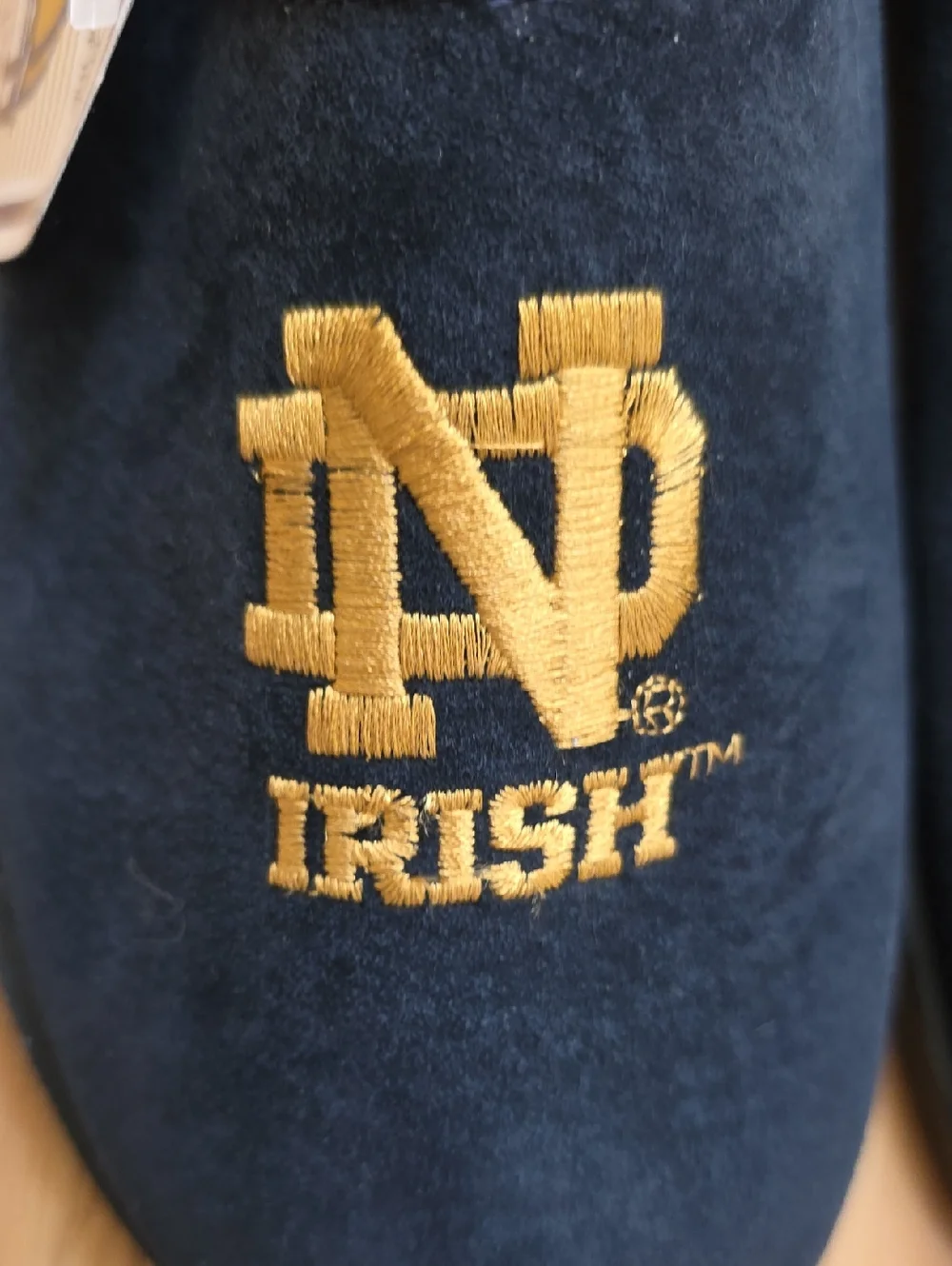 Hush Puppies Notre Dame Slippers Navy Suede Mens 9 NWT